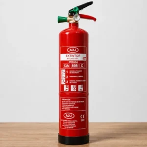 Extintor de polvo ABC de 3 kg homologado y certificado con Extintor polvo ABC 6 kg homologado eficacia 27A 183B Cpara vehículos, oficinas y hogares - Extintores A2J